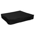 thumbnail image 1 of Sandbox Cover Square Waterproof Raninproof Sun Protection Folding Outdoor Garden Pool Sandpit Toys Canopy Accessories Black 200x200cm, 1 of 7