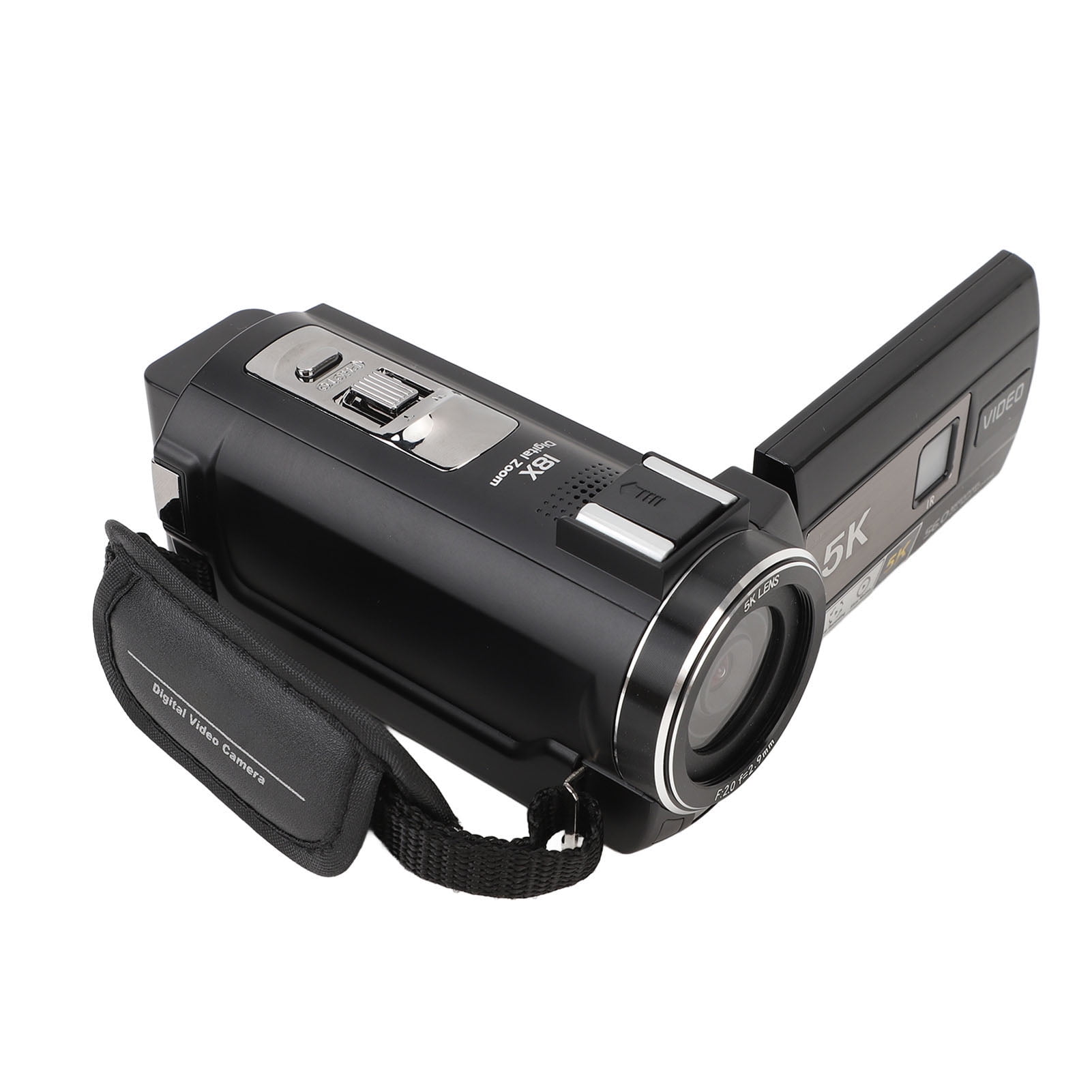 Camcorder, 18X Zoom 3 Inch IPS Touchscreen Digital Video Camera 5K