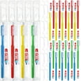 TRAHOO32 Kit Disposable Toothbrushes with Toothpaste & Dental Floss