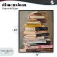 thumbnail image 4 of Stupell Industries Cottage Well Loved Bookstack Black Framed Giclee Art, 16 x 20, by LSR Design Studio, 4 of 8