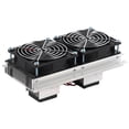 thumbnail image 4 of 2pcs 200 x 118 x 95mm 120W Thermoelectric Peltier Refrigeration Semiconductor Cooling System Kit Double Fan, 4 of 8