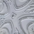 thumbnail image 3 of Tuile de Plafond en Faux Étain PVC 2'x2' à Insérer, à Coller, Couleur Cendré Neige, Échantillon, 3 of 4