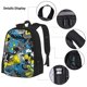 thumbnail image 3 of Fotbe Goal Time Set Escolar 3 en 1 para Niños - Mochila Duradera con Lonchera Aislante y Estuche para Lápices - Mochila Escolar para Niños y Niñas, 3 of 7