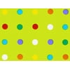 Pack of 1, Party Dots Gift Wrap 24" x 100' Gift Wrap Roll for Holiday, Party, Kids' Birthday, Wedding & Special Occasion Packaging