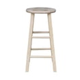 thumbnail image 3 of International Concepts Tabouret Rond 24 Pouces, Non Fini, 3 of 5