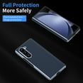 thumbnail image 5 of Samsung Galaxy Z Fold 5 Phone Case, Protective Cover with Color Variety, Smooth Grip, Soft and Sleek Design, Snug Fit, Hard PC&PU Leather,Shockproof Phone Cover,with port protection,Blue, 5 of 7