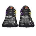 thumbnail image 5 of Three Witches Halloween Another Glorious Morning Makes Me Sick Shoes Sneakers Black Size 11.5, 5 of 7