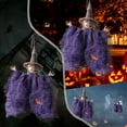 thumbnail image 2 of Gnwei Halloween Ghost Hanging Ornaments, 9 Inch Small Hanging Ghosts Tree Ornaments, Farmhouse Rustic Cloth Ghosts Hanging Decoration for Haunted House Party Yard Tree Decor, 2 of 9