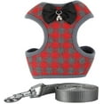 thumbnail image 1 of Dog Harness for Cats for Hiking Soft Air Mesh Vest for Small Dogs Cats (Red,L), 1 of 8