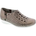 thumbnail image 2 of Women's Drew Metro Zip On Wedge Taupe Dusty Leather 7.5 N, 2 of 2