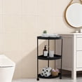 thumbnail image 1 of Chmadoxn Shelf Rack For Bathroom Freestanding Corner Storage Rack For Toiletries Bathroom Corner Storage Shelf P lastic storage rack, 1 of 6