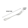 thumbnail image 3 of EGYMEN Stainless Steel Fork, Durable Hotel Supply Fork for Dining, Elegant Fruit Fork for Children, High-Quality Tableware Fork with Comfortable Grip, 3 of 6