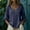 Navy, variant on Cotton Linen Tops for Women Loose Fit Summer Long Sleeve Solid V Neck Khaki Womens Blouse Boho