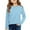 06-Light Blue, variant on Girls Long Sleeve Tees Casual Print Shirts Cute Crewneck Dressy Blouses Clothes Girls Shirts Size 7-8 01-Beige 110