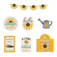 thumbnail image 1 of Bandeja decorativa Xchenda con diseño de girasol de verano, bandeja escalonada de madera estilo granja, adorno decorativo, 1 of 6