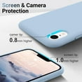 thumbnail image 3 of for iPhone XR Case,Upgraded Liquid Silicone with [Soft Anti-Scratch Microfiber Lining] Drop Protection Phone Case 6.1 inch - Mystery Blue, 3 of 13