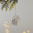 thumbnail image 3 of 2 piezas de árbol de Navidad de cerámica blanca, muñeco de nieve, casa de nieve, reno, árbol de Navidad de porcelana, figuras de árbol de Navidad para fiesta, decoración de interiores del hogar,, 3 of 6