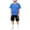 Blue, variant on CAICJ98 Boys Athletic Short Sets Toddler Quick-Dry Mesh T-Shirt Shorts Outfits Youth Lightweight Sports School Little Boys Clothes (Blue,7-8 Years)