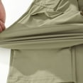 thumbnail image 6 of NAISIBABY Boys Cargo Pants, Straight Leg Multiple Pockets Elastic Waist Pull On Fashion Pants Green 8T, 6 of 7