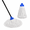 Blue-Small, variant on Largefiber Flat Mop For Floor Cleaning 16" Wide Dust