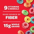 thumbnail image 5 of Kellogg's Froot Loops Breakfast Cereal, Good Source of Fiber, 15g Whole Grains, Family Size, 16.6 oz, 5 of 14