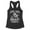 Black, variant on Arena Lights and Hockey Fights Tank Top Fitted Racerback Women's Large Black