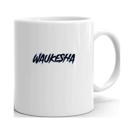 

Waukesha Slasher Style Ceramic Dishwasher And Microwave Safe Mug By Undefined Gifts