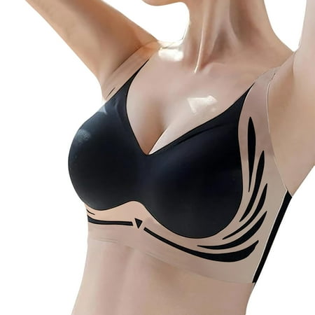oqasdz Women s Bras Wireless Bralette Seamless Smooth Comfort Stretchy Tank Top Stylish Sports Bra