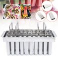 thumbnail image 3 of Miumaeov Ice Cream Molds Stainless Steel Juice Ice Maker Popsicle Mold Holder, 3 of 9