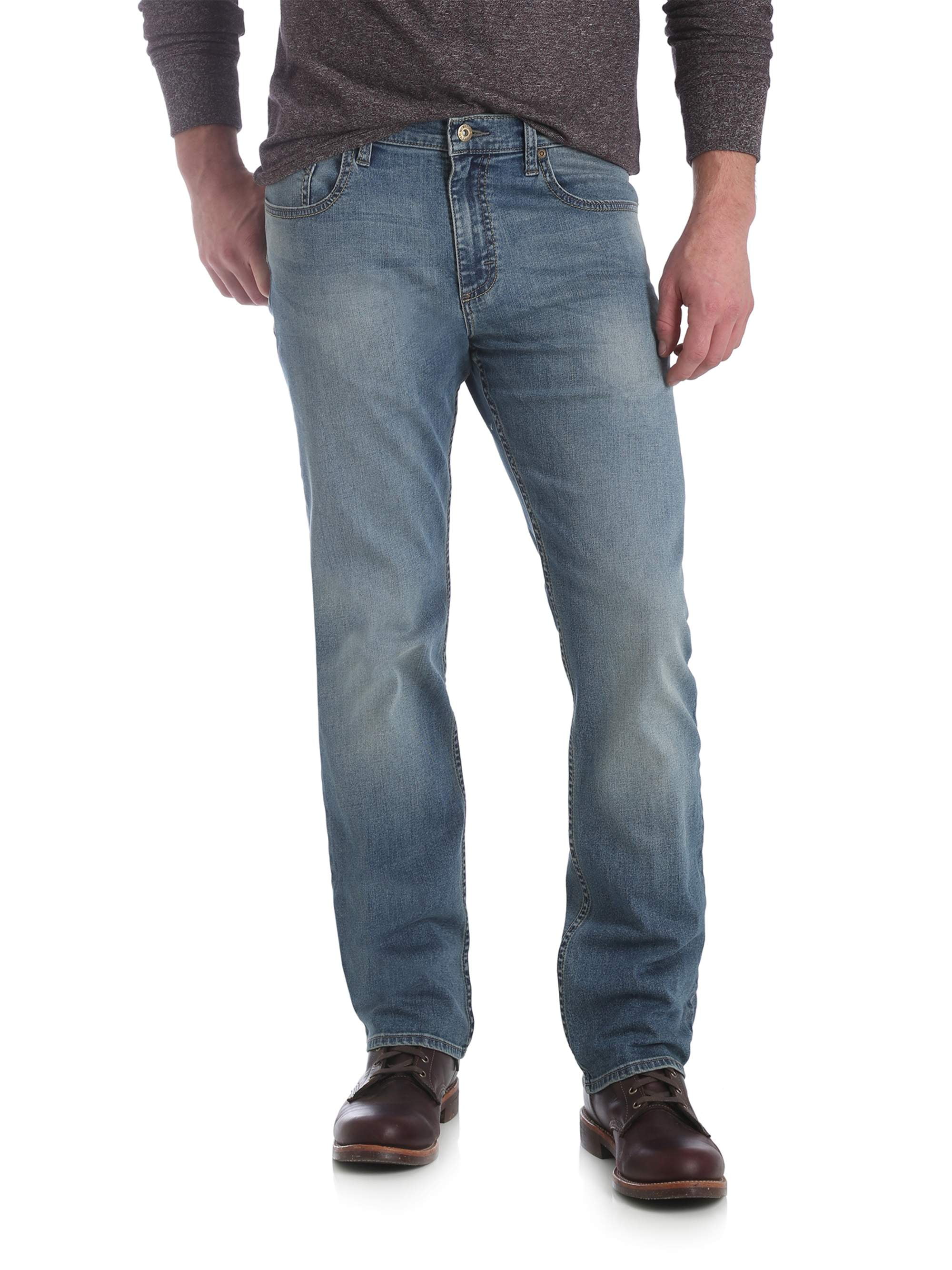 wrangler men's slim straight fit jeans