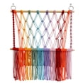 thumbnail image 2 of Cheers Stuffed Animal Toy Storage Rack Wall Hanging Net Tassel Design Vivid Color Easy to Hang Toy Doll Storage Organizer Nursery Room Decor, 2 of 7