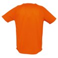 thumbnail image 2 of SOLS - Camiseta de deporte transpirable de manga corta para hombre - Modelo Sporty (Naranja), 2 of 2