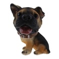 thumbnail image 4 of Estatua de perro lindo de Resina artificial Cola decoración hogar jardín ornamento DIY Animales artificiales decorativos, 4 of 8