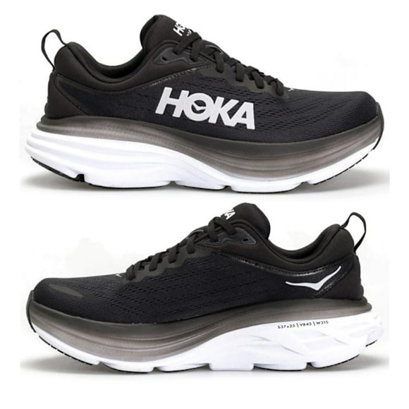 HOKAONE ONE Bondi 8 Textil Herr Lågskor Löparskor för Väg Black White 44