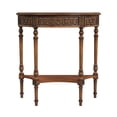 thumbnail image 3 of Butler Daniel Antique Cherry Demi-Lune Table Console, 3 of 7