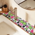thumbnail image 2 of Yayeee Faucet Mat for Kitchen Sink 14.7" Diatomite Long Splash Guard Pad, Abstract Geometric, 2 of 7