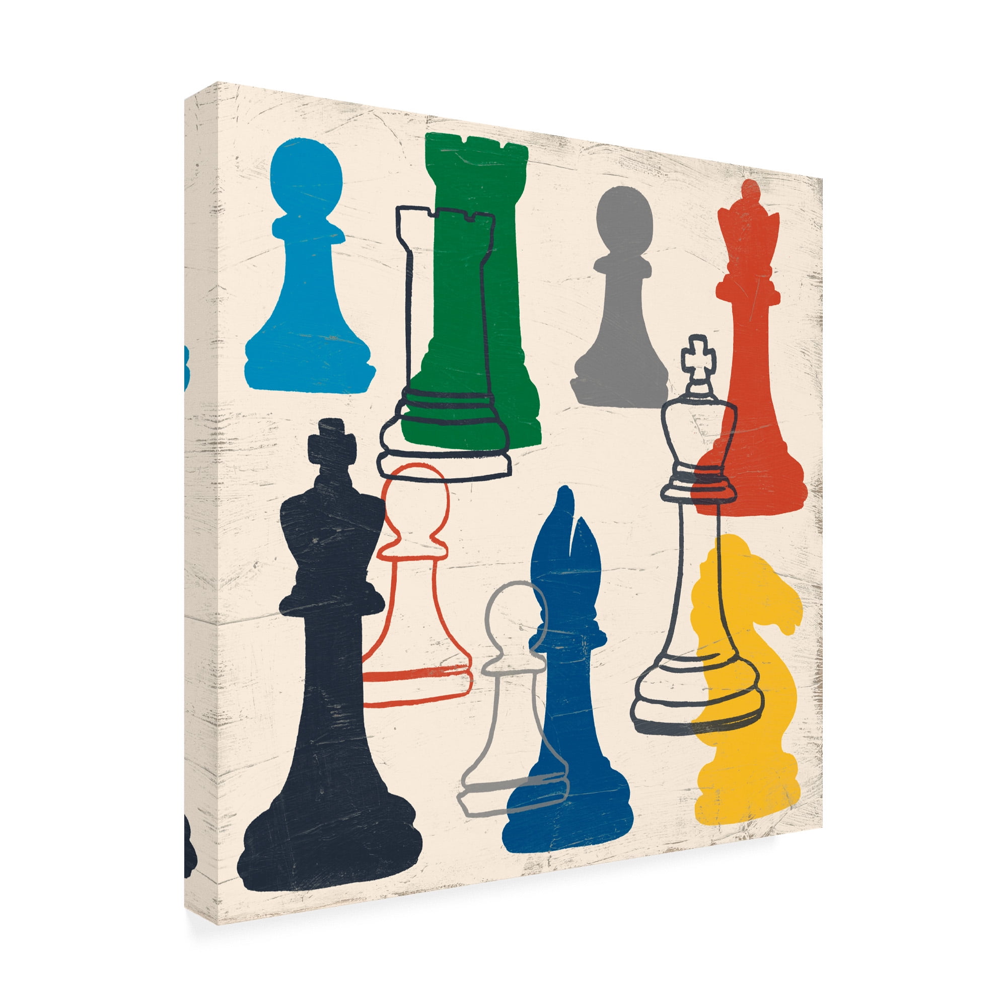 Trademark Fine Art 'Game Time I' Canvas Art by June Erica Vess