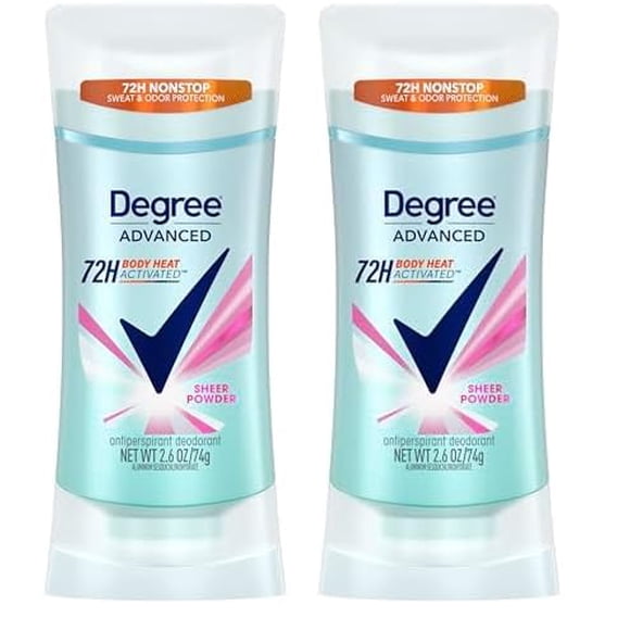 Antiperspirant Deodorant Degree Advanced Protection Sheer Powder 72-Hour