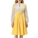 thumbnail image 2 of Vestido General De Cintura Elástica Con Tirantes Y Tirantes Para Mujer Amarillo L, 2 of 6