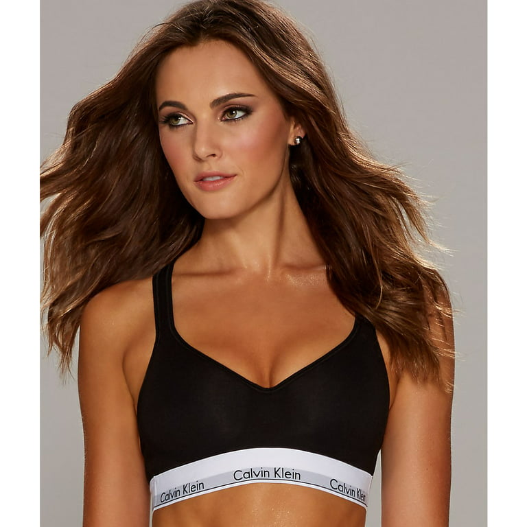 Calvin Klein, Intimates & Sleepwear, Calvin Klein 36c Black Padded Push  Up Bra With Logo Band Excellent Condition