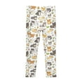 thumbnail image 4 of joogoo Girls' Leggings Cartoon Dogs Cute Yoga Pants 5T, 4 of 8