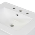 thumbnail image 6 of 24"Bathroom Vanity Combo with Ceramic sink, Luxurious Space-Saving Vanity - W24"*D18"*H34"inch, 2 Soft-Close Doors, 6 of 12