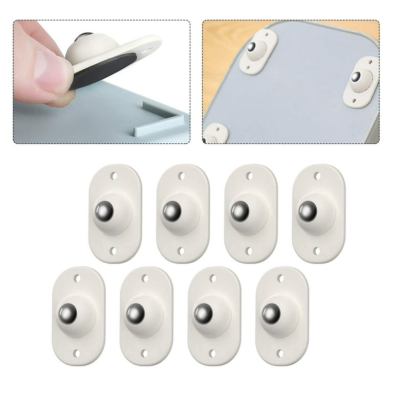 16 Pack Self Adhesive Caster Wheels For Appliance, Load Capacity
