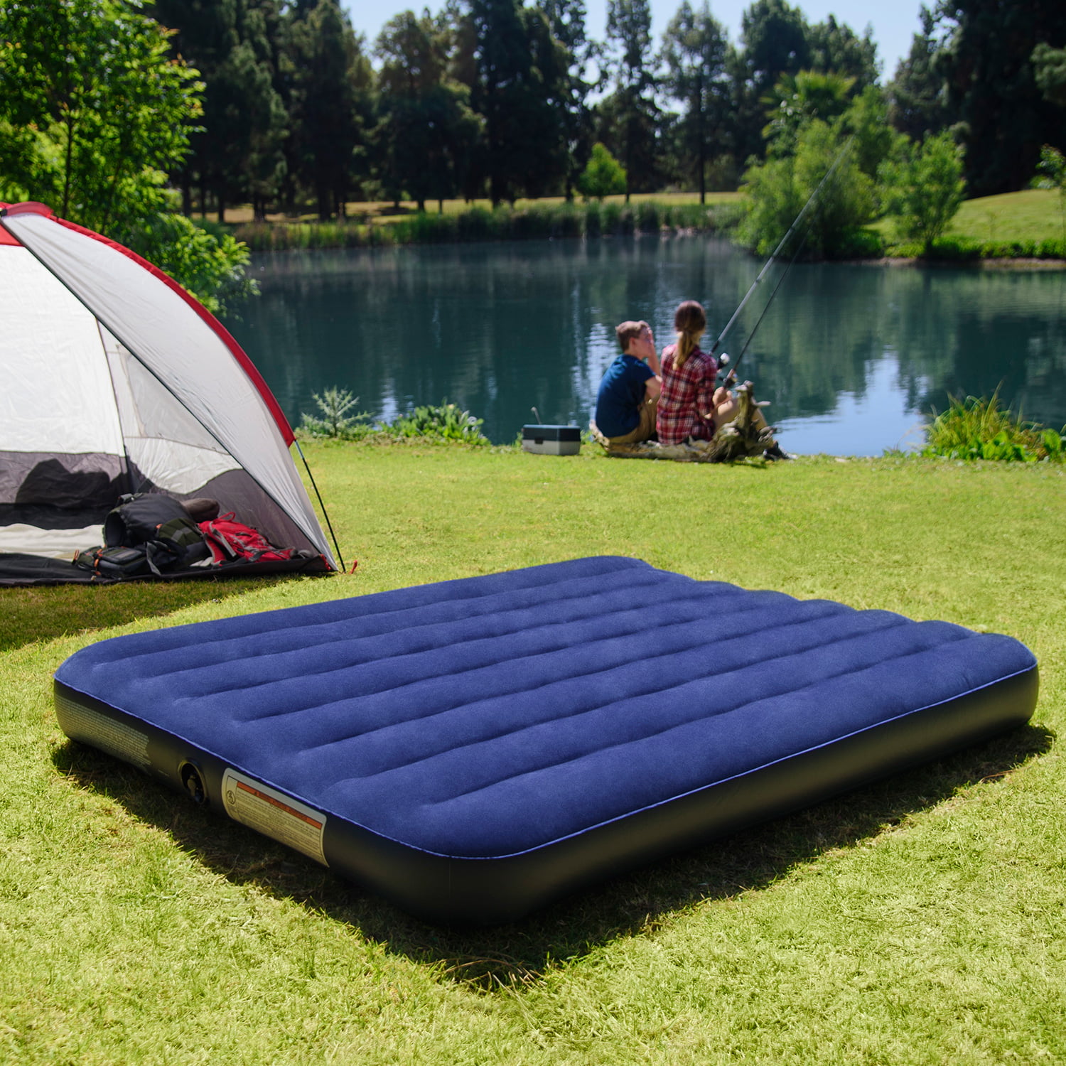 Intex Air Mattress Twin Airbed Outdoor Classic Downy Height 10 inches 