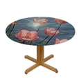 thumbnail image 3 of PIKWEEK Outdoor Fitted Tulip Aesthetic Nature Round Tablecloth White, 3 of 8