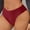c01Red, variant on Arnsht Womens Underwear Ribbed High Waisted Cotton Briefs Full Coverage Cheeky Soft Panties Breathable Low-rise Briefs Red M