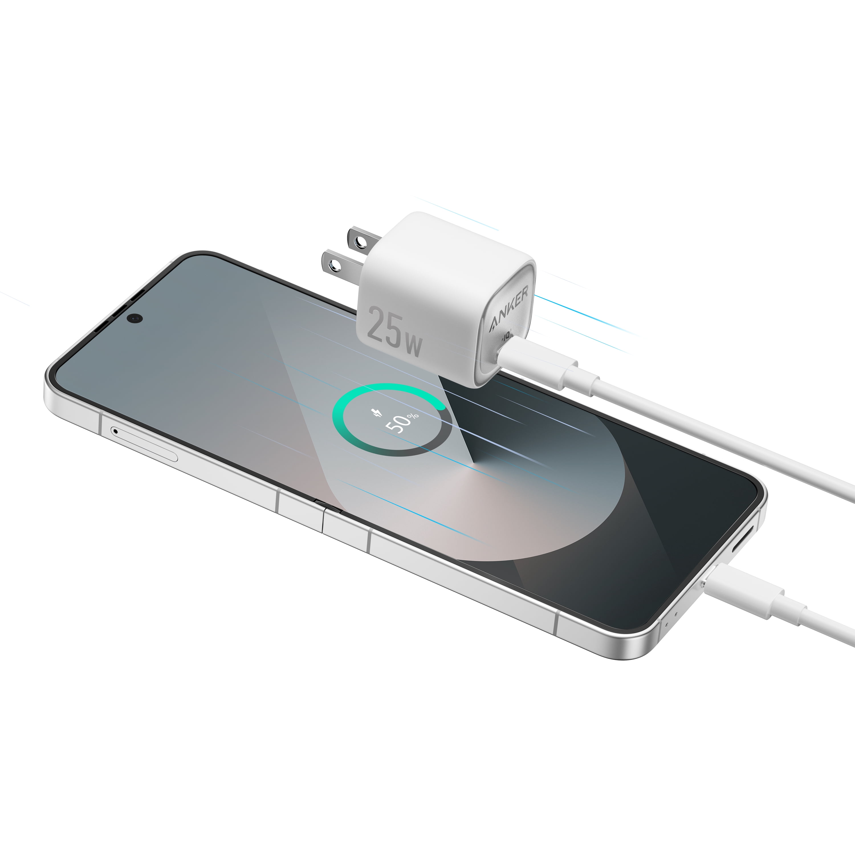Anker 25W USB-C PPS Wall Charger, Compact Power Delivery Fast Charger, Black