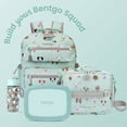 thumbnail image 5 of Bentgo Kids Bento-Style 5-Compartment Leak-Proof Lunch Box - Just-Right Portions for Ages 3 to 7, Durable, Drop-Proof, Dishwasher Safe, BPA-Free & Made with Food-Safe Materials (Seafoam), 5 of 8