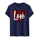 thumbnail image 3 of Tops para hombre, blusas y camisas de cuello redondo y manga corta para hombre. Camiseta/camisa informal de cuello redondo y manga corta con estampado de corazones para hombre. Tops de poliéster para, 3 of 4