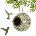 thumbnail image 2 of Hummingbird Feeders for Outdoors, Hummingbird House Outdoor Hanging Bird House Straw Bird House Natural Bird House, 2 of 5